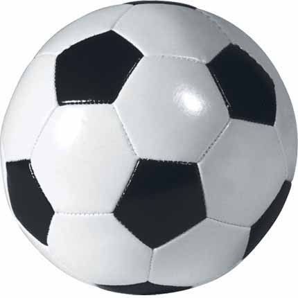 Softbalový míč černobílý 10 cm