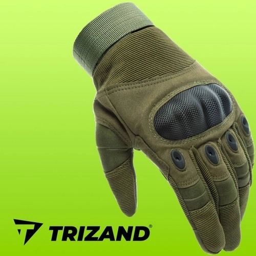 Taktické rukavice L khaki Trizand 21771