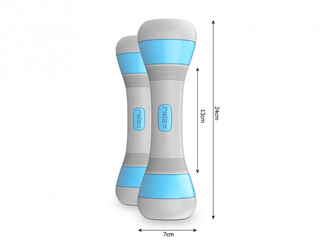 Nastavitelné fitness činky 2 x 2 kg sada