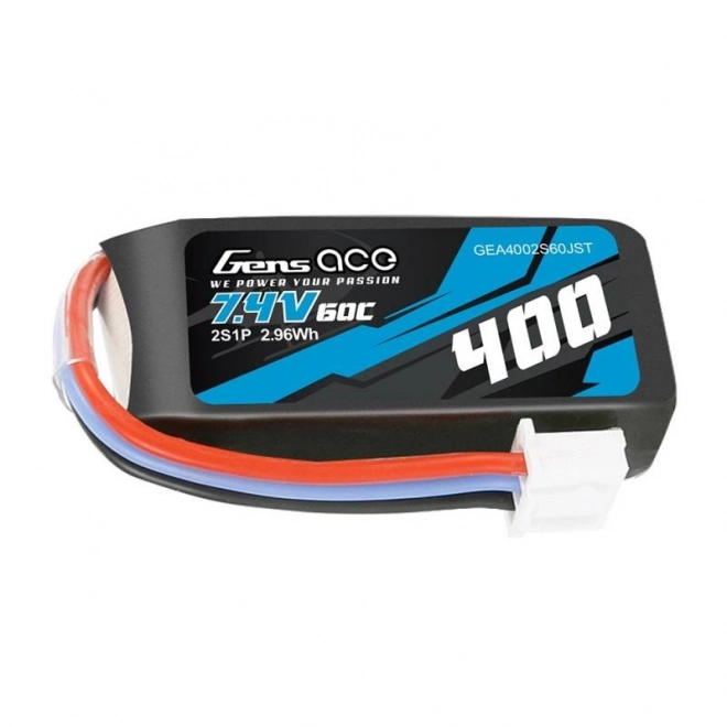 Baterie Gens Ace 400mAh 7,4V 60C 2S1P JST