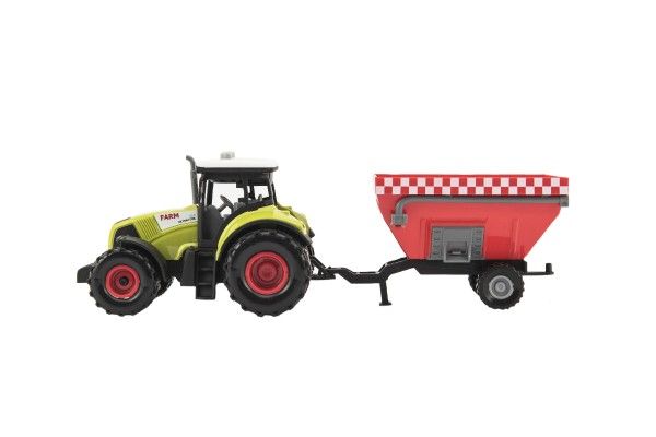 Traktor s vlekem se světelnými a zvukovými efekty 28 cm