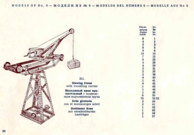 Merkur Classic C03, 163 dílů, 141 modelů