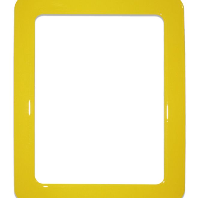 Magnetický samolepicí rámeček o velikosti 19,0 x 23,8 cm - žlutý