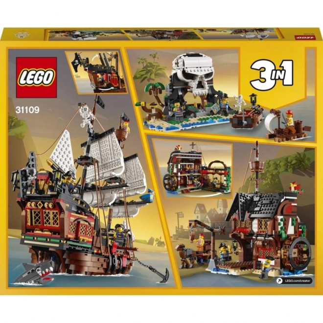 LEGO Creator 3v1 31109 Pirátská loď