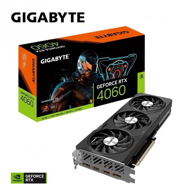 Grafická karta GeForce RTX 4060 GAMING OC 8G GDDR6 128bit 2DP/2HDMI