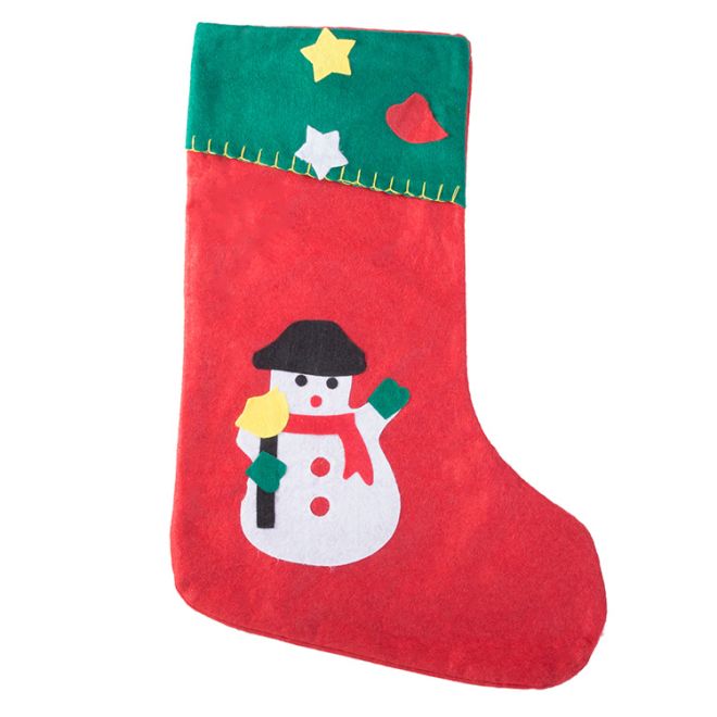 Vánoční dárek ponožka Santa Claus taška