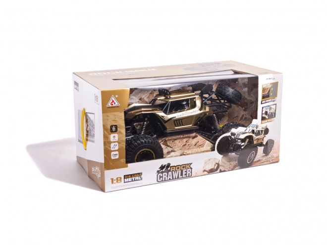 RC auto Rock Crawler 2.4GHz 1:8 51cm zlatý