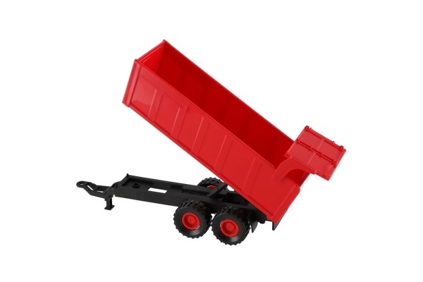 Červený traktor Zetor s valníkem se zvukovými a světelnými efekty - 36 cm