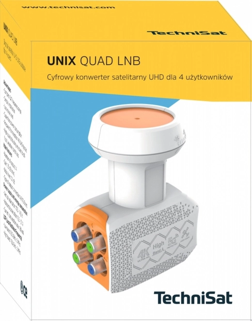 Satelitní konvertor UNIX QUAD LNB