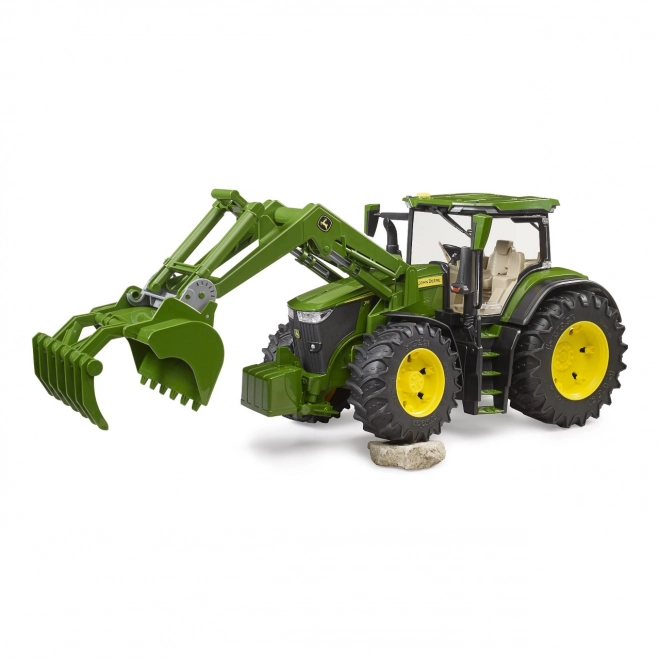 Bruder Traktor John Deere 7R 350 s čelním nakladačem