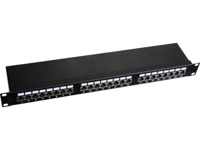 Patchpanel STP cat.6 19" 1U 24xRJ45 LSA