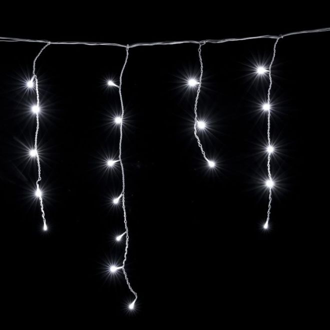 Venkovní dekorativní vánoční osvětlení 500ks LED 19m opona