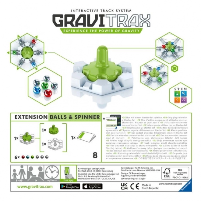 GraviTrax Kuličky a Centrifuga