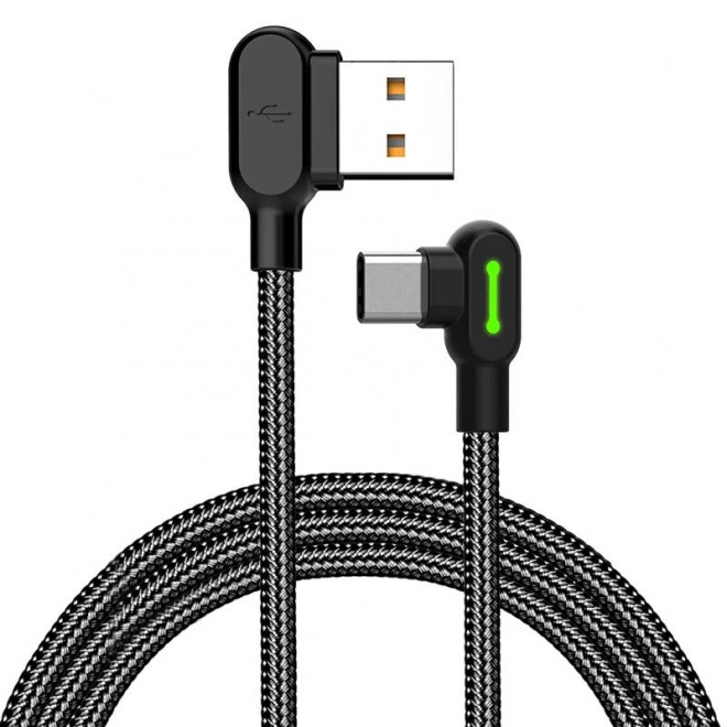 Kabel USB-C Mcdodo CA-5280 LED, 1,8 m (černý)