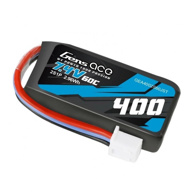 Baterie Gens Ace 400mAh 7,4V 60C 2S1P JST