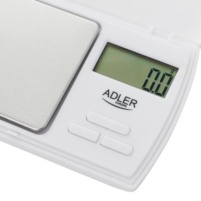 Adler AD 3161 Přesná elektronická klenotnická váha 0,1 g až 500 g
