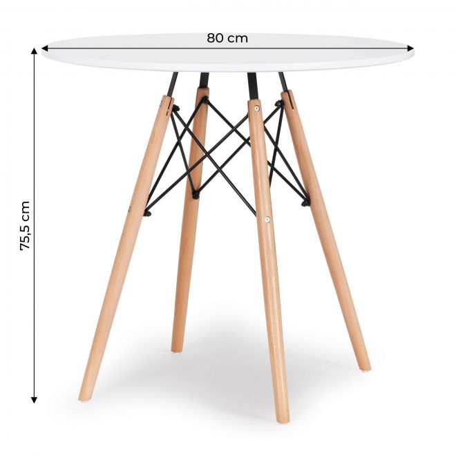 Jídelní stůl moderní jídelna kuchyňský stůl 80 cm