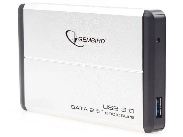 2,5'' Sata USB 3.0 externí HDD kryt Stříbrný