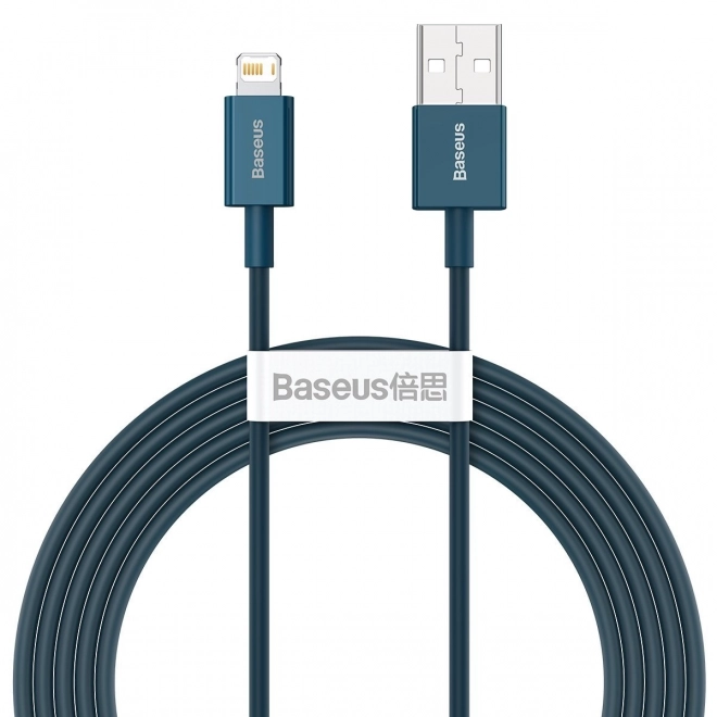 Kabel USB na iP 2,4A 2m (modrý)