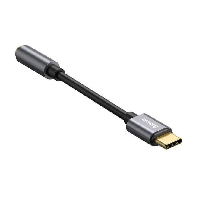 audio adaptér Baseus L54 USB-C mini jack 3,5 mm - černo-šedý