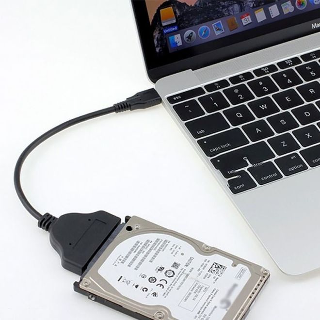 Adaptér USB-C 3.1 na SATA 22 pinový HDD SSD