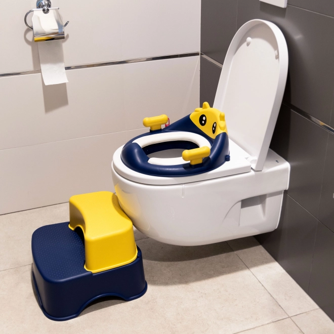 Dětské prkénko / nástavec se schůdky k WC ECOTOYS