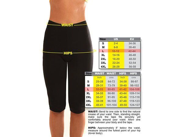 Neoprenové fitness kalhoty na hubnutí – vel. L