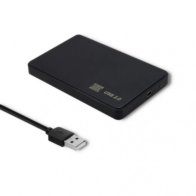 2,5" SATA3 HDD/SSD kryt | USB 2.0 | Černá barva