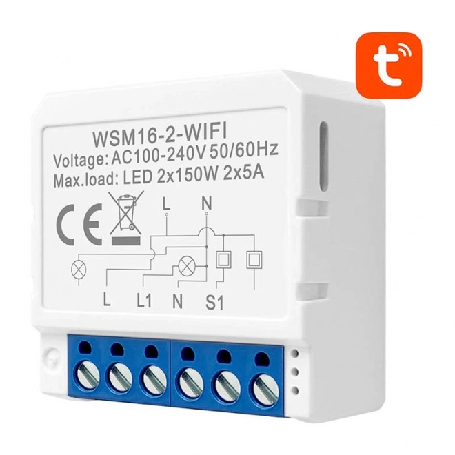 Chytrý spínací modul WiFi Avatto WSM16-W2 TUYA