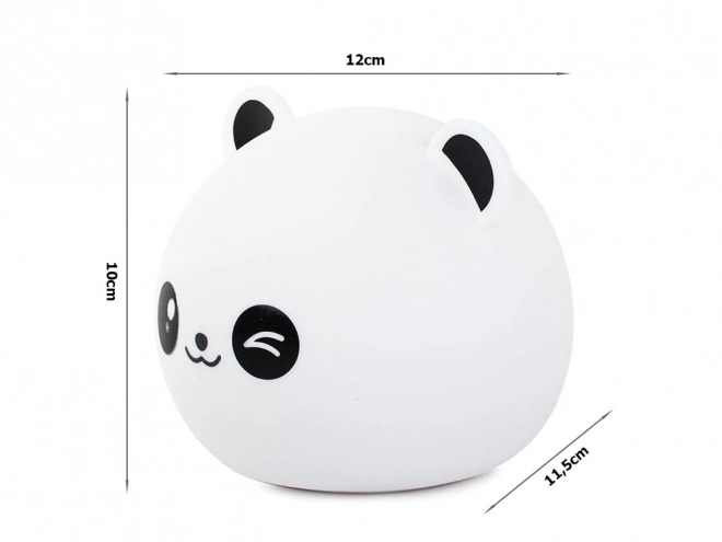 Dětské led noční světlo rgb panda touch