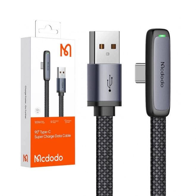 Kabel USB na USB-C Mcdodo CA-3340 6A 90 stupňů 1,2m