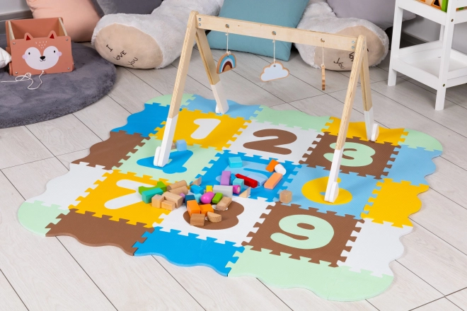 Vzdělávací pěnová podložka puzzle ohrádka, podložka pro děti