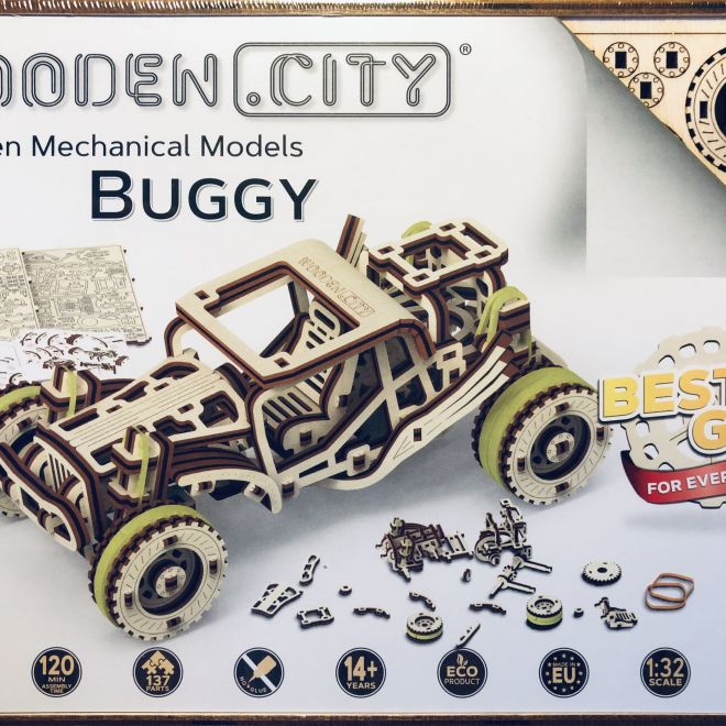 Dřevěné 3D puzzle - Buggy Car