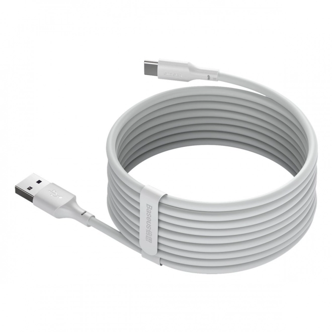 Baseus Simple Wisdom Data Cable Kit USB to Type-C 5A (2PCS/Set）1.5m White