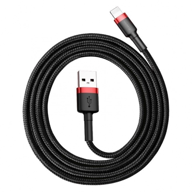 Baseus Cafule Cable USB Lightning 2A 3m (Black Red)