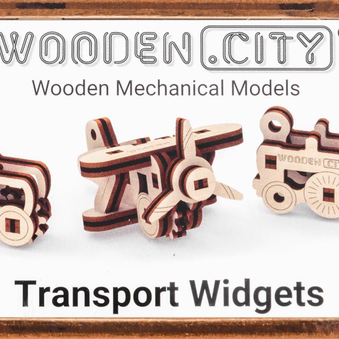 Dřevěné 3D puzzle - Dopravní pomůcky