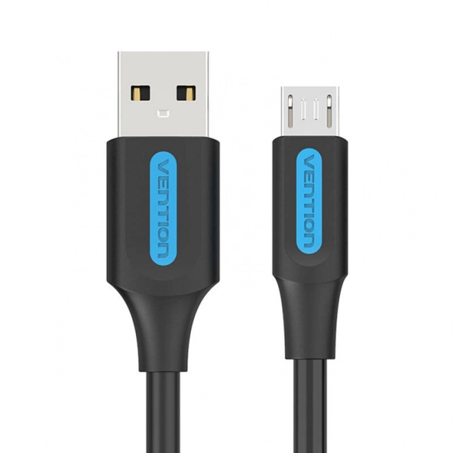 Usb kabel 2.0 a na micro usb Vention 0,25m černý