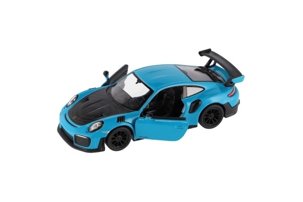 Auto Kinsmart Porsche 911 GT2 RS kov/plast 13cm 4 barvy na zpětné natažení 12ks v boxu