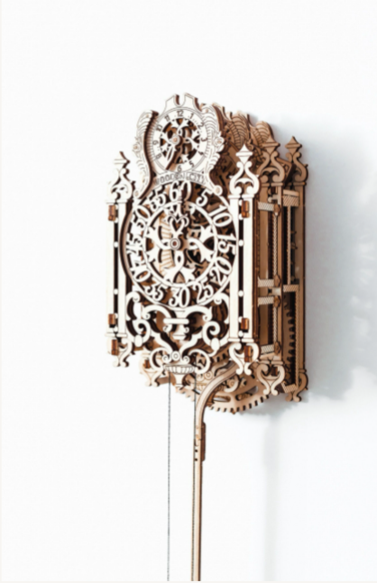 3D dřevěné puzzle - Královské hodiny