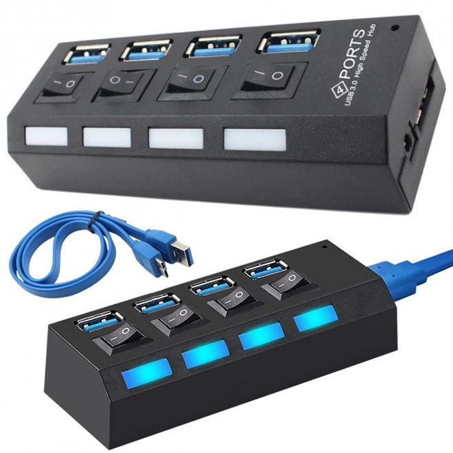 Rozbočovač portů usb 4x usb 3.0