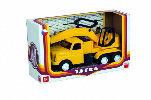 Auto Tatra 148 - žlutý bagr