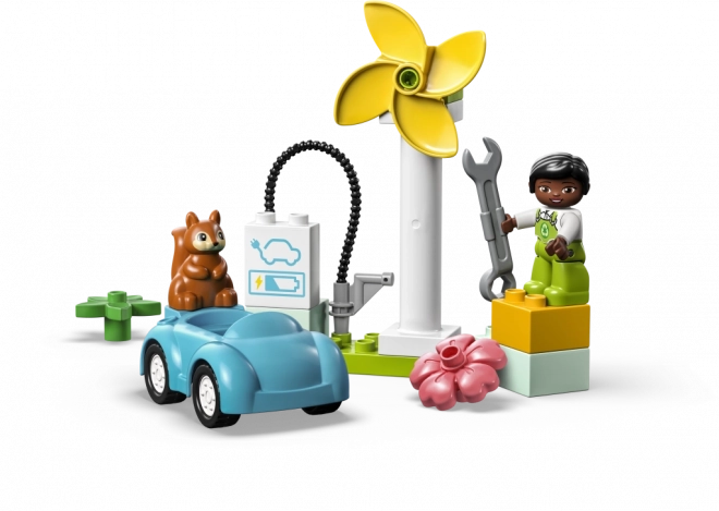 LEGO® DUPLO® 10985 Větrná turbína a elektromobil