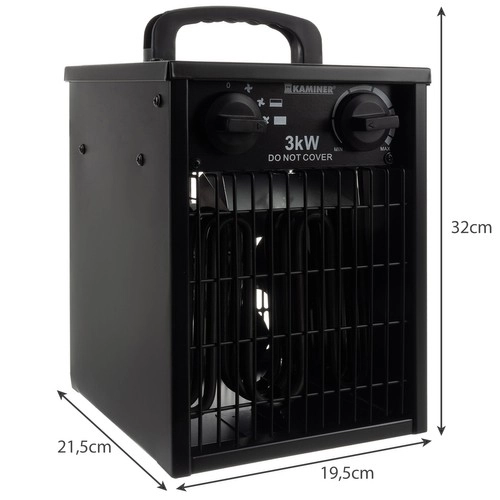 Elektrický ohřívač s ventilátorem Kaminer 21872