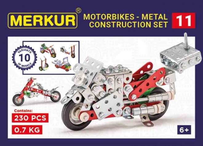 Merkur 011 Motocykl - 222 dílů