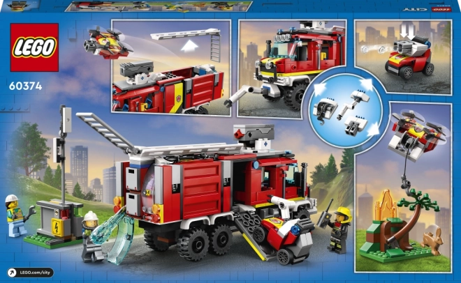 LEGO® City 60374 Velitelský vůz hasičů