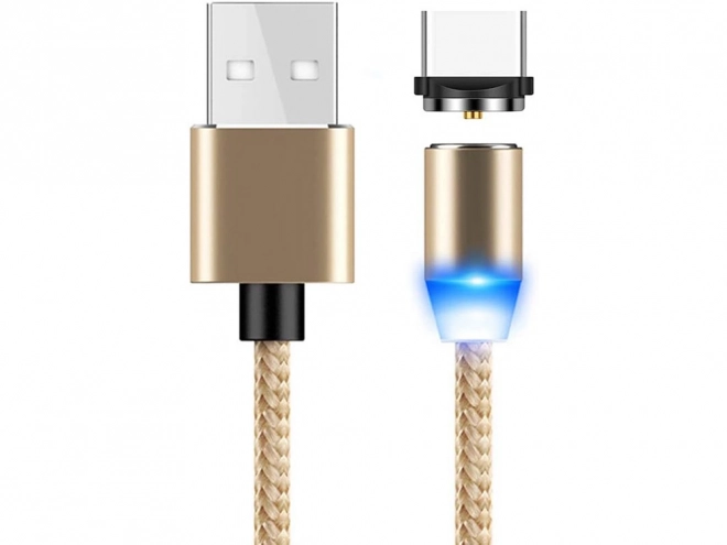 Magnetický nabíjecí kabel 3v1 micro type-c usb lightning 1m