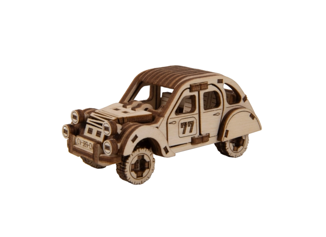 Wooden City 3D puzzle Superfast Rally Car č.2