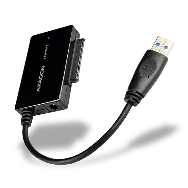 ADSA-FP3 Adaptér USB 3.2 Gen 1 - SATA 6G HDD FASTport3 (2,5", 3,5", 5,25") včetně napájení