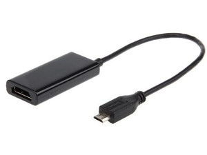 Adaptér MHL(M)->HDMI(F)+USB Micro(BF)(5 PIN) 16cm