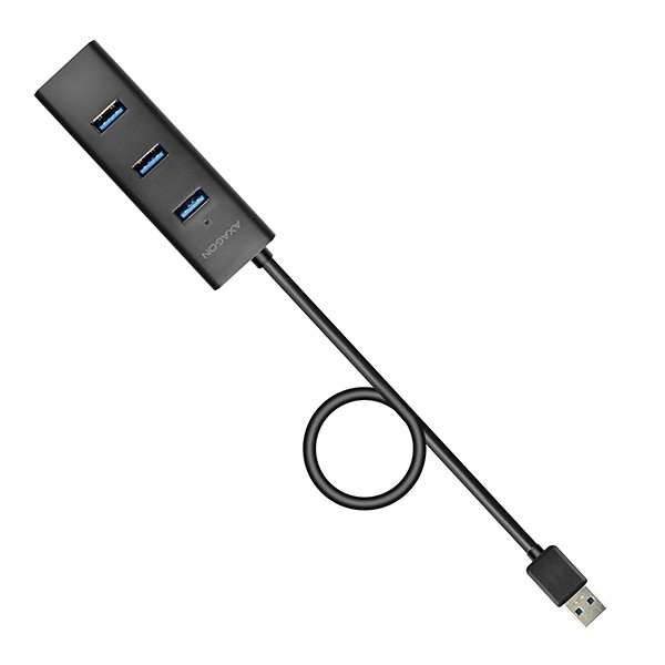 HUE-S2BP 4-portový nabíjecí rozbočovač USB 3.2 Gen 1, 1,2m kabel, síťový adaptér